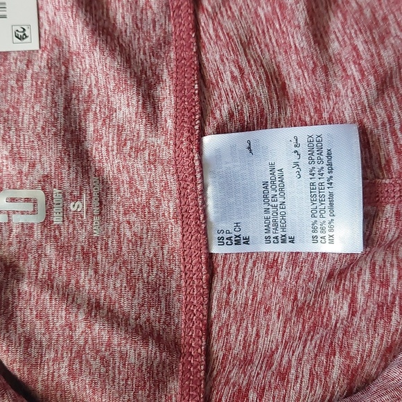 IDEOLOGY Womens high Rise crop leggings athletic swet wine size S - Picture 8 of 10